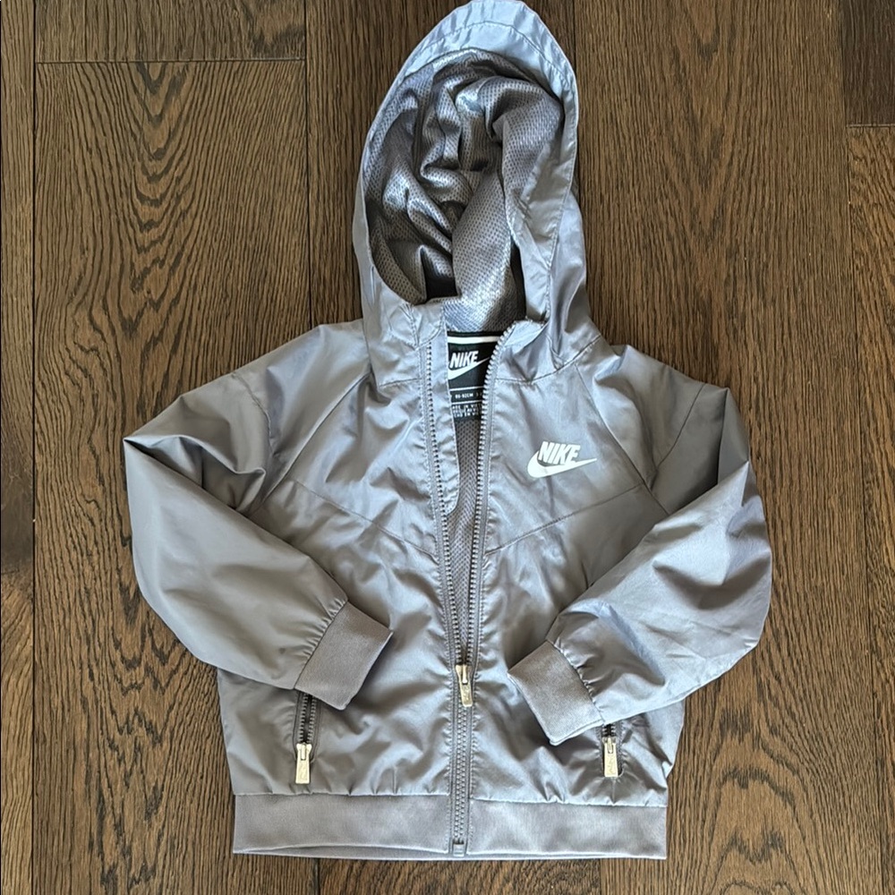 Nike Gray Hooded Jacket